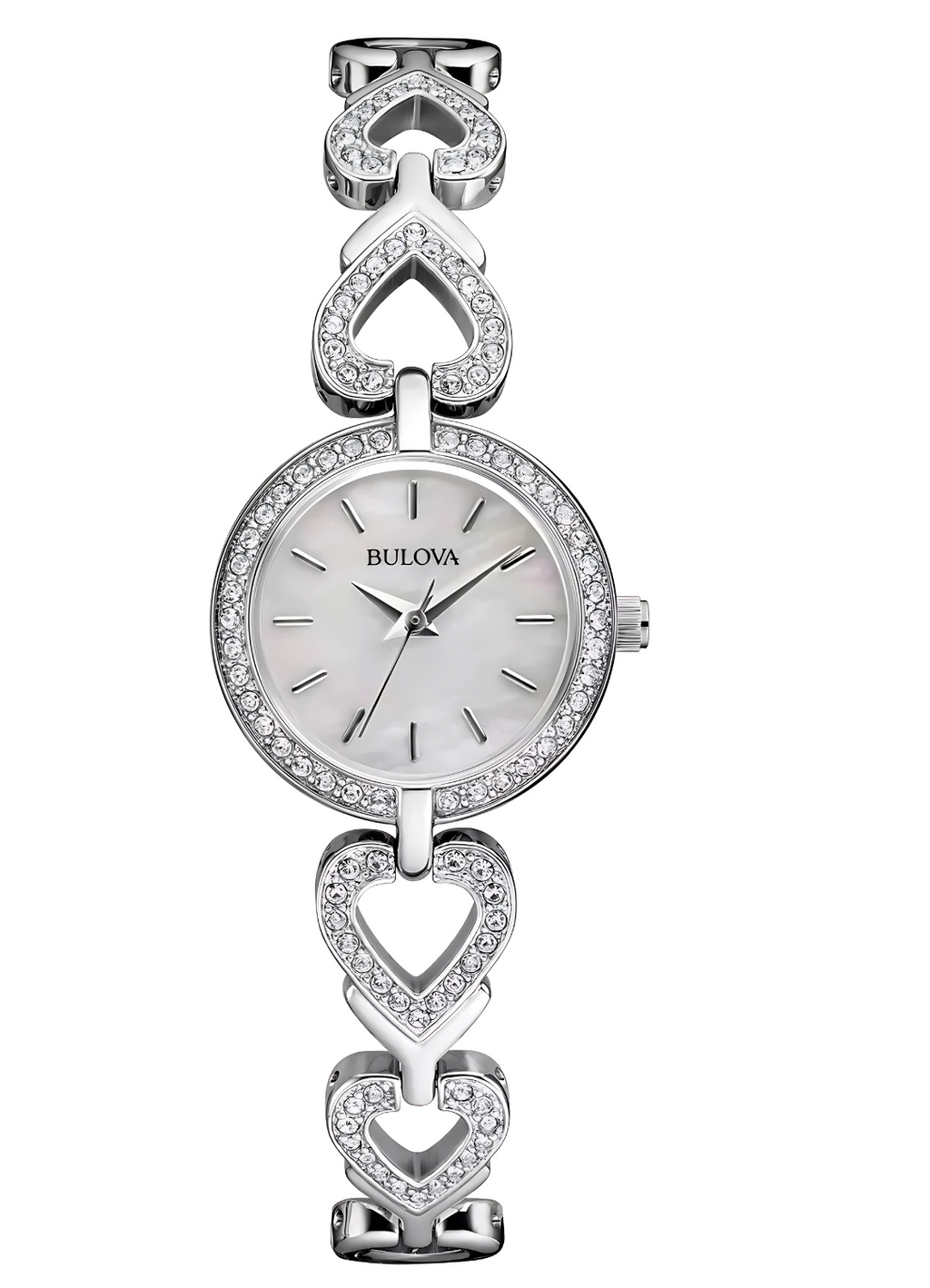 Bulova Crystal Accent Stainless Steel Women's Watch - 96X136
