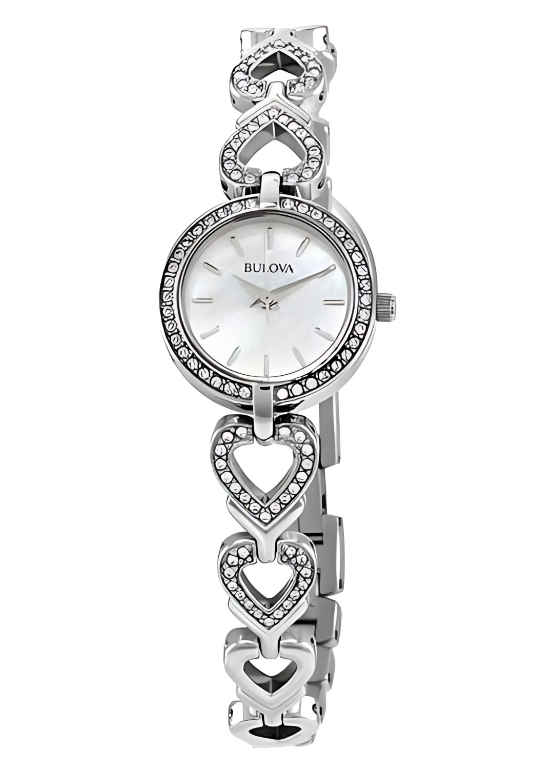 Bulova Crystal Accent Stainless Steel Women's Watch - 96X136