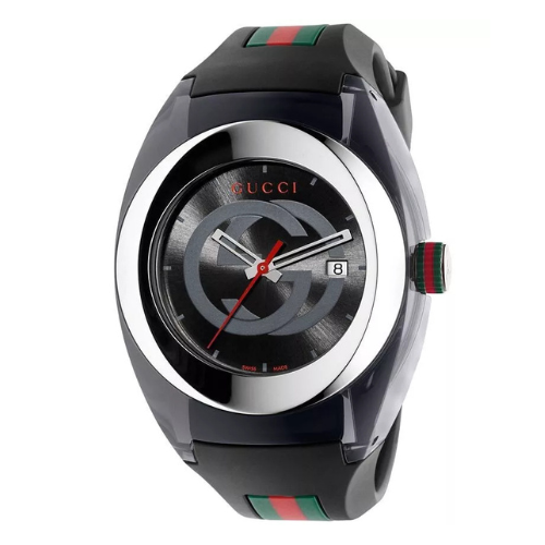 GUCCI SYNC YA137111 Men's Watch – Black Dial, Quartz, Box & Booklet