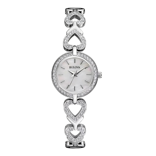 Bulova Crystal Accent Stainless Steel Women's Watch - 96X136