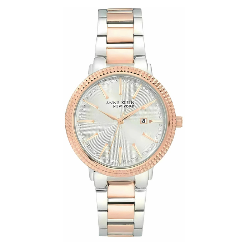 Anne Klein Women’s Silver Dial Two-Tone Watch - 12/2315SVRT