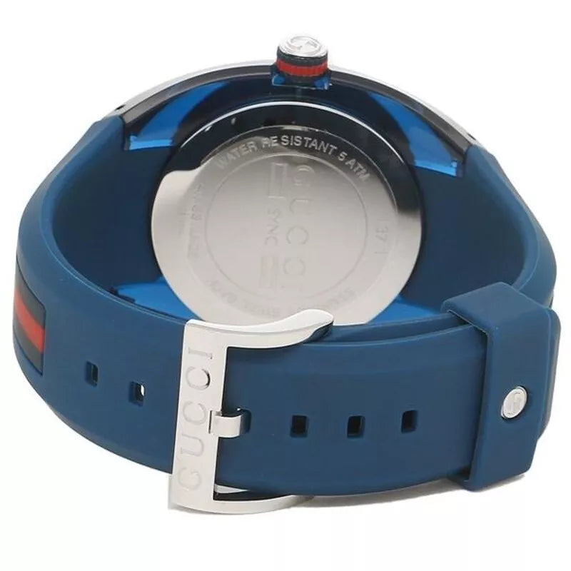 GUCCI SYNC YA137104 Men's Watch – Red Dial, Quartz Movement, Authentic