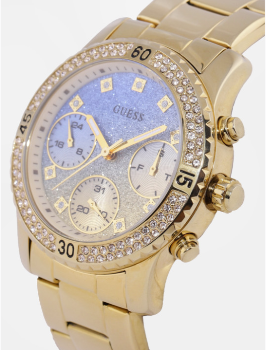 Guess Ladies Watch Analogue Gold W0774L2
