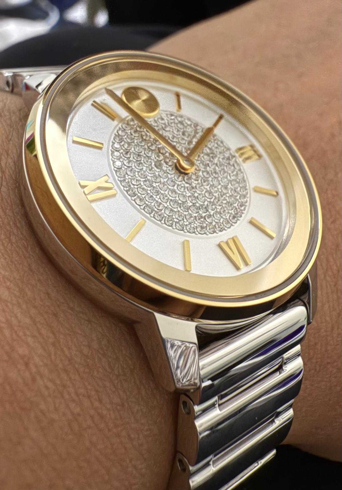 Movado Women's Bold Diamond Dial Stainless Steel Watch - 3600660