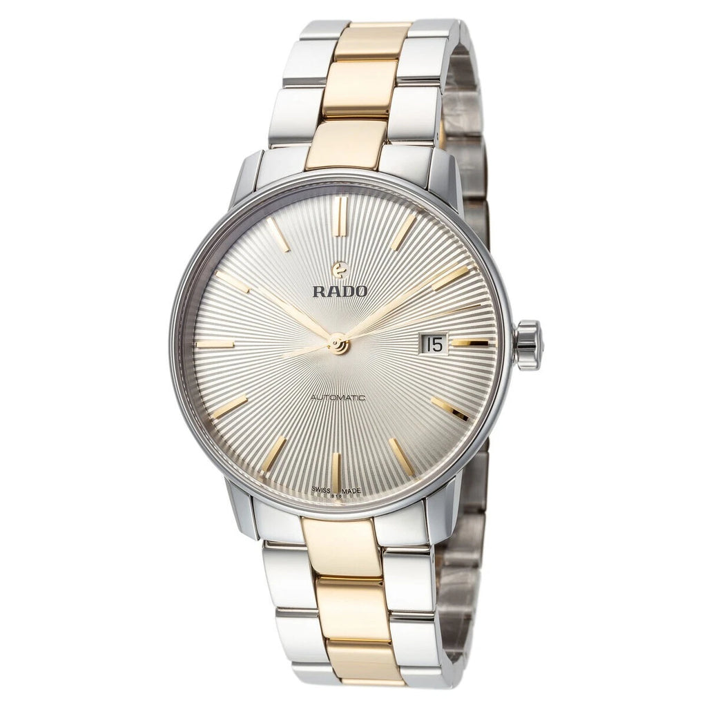 Rado Men's Coupole Classic Gold Accents Automatic Watch - R22860103