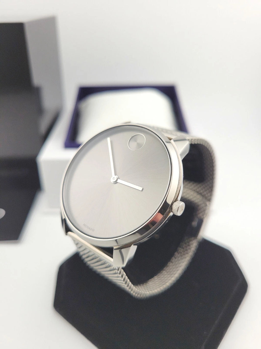 Movado Men's Bold Gray Dial Stainless Steel Watch - 3600599 ($695 MSRP)
