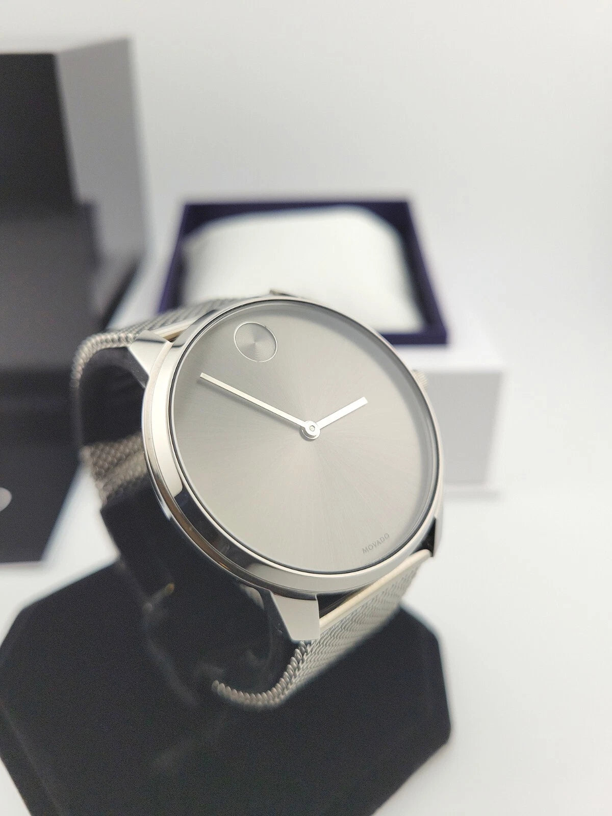 Movado Men's Bold Gray Dial Stainless Steel Watch - 3600599 ($695 MSRP)