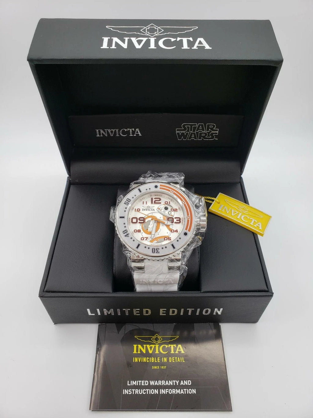 $379 MSRP | Invicta Men’s Star Wars BB8 LIMITED EDITION Watch – 27673 NEW