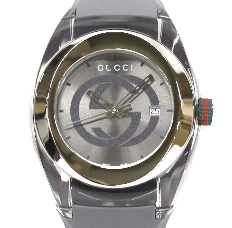 GUCCI SYNC YA137109 Men's Watch – Quartz Movement, Grey Authentic