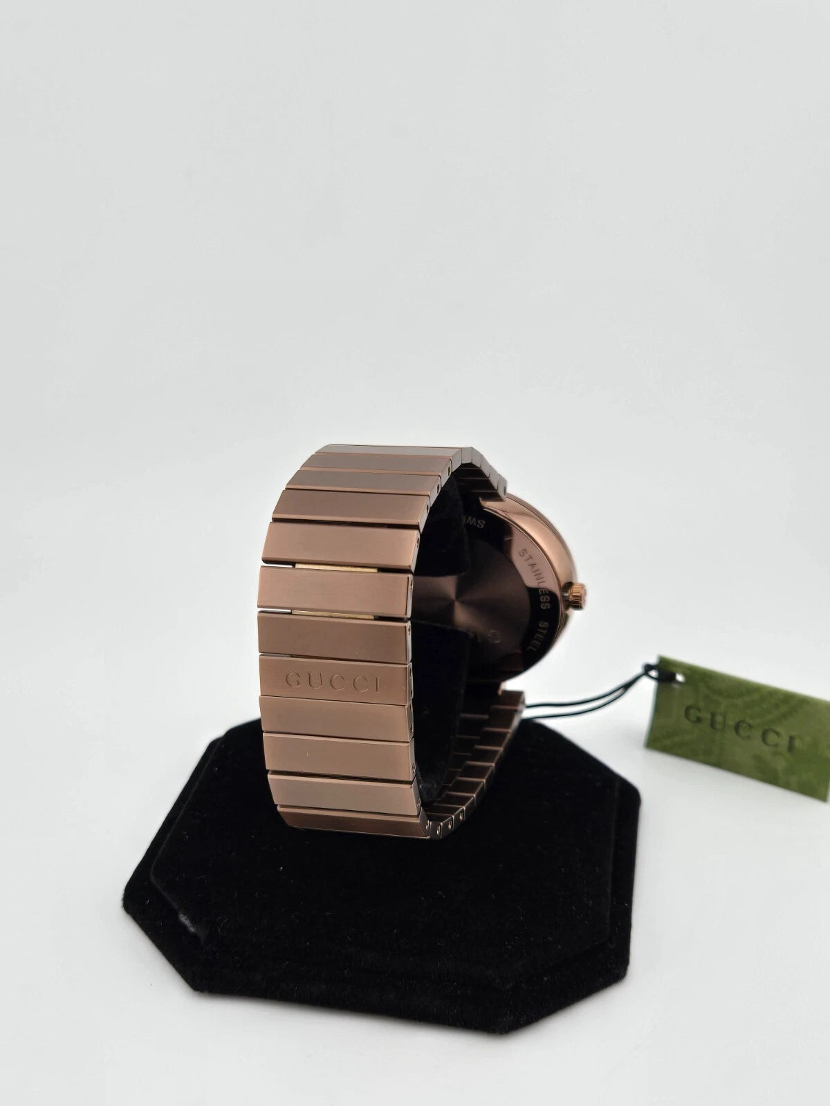 Gucci Men's G Interlocking XL Brown Dial PVD Watch - YA133211 ($1250 MSRP)